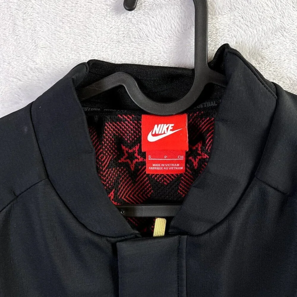 Nike F.C. Jacket Mens Small S Black Bristol Parka Coat Soccer FC Futbol Football